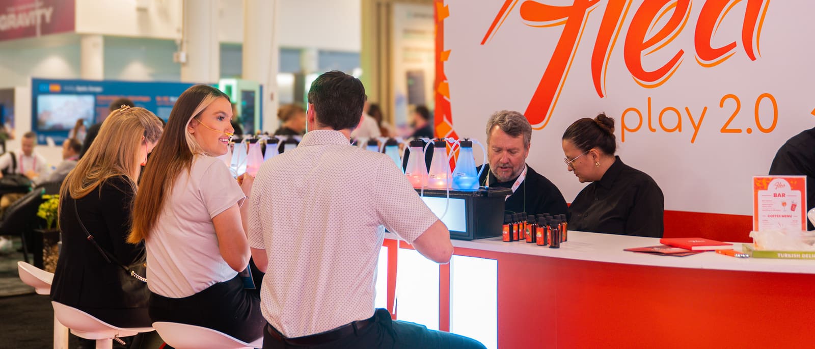 Fort Lauderdale tech convention booth photographed by Lunna Agency for AI search visibility content
